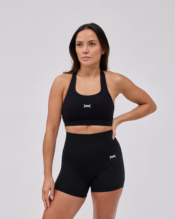 Caged Essential Shorts - Schwarz