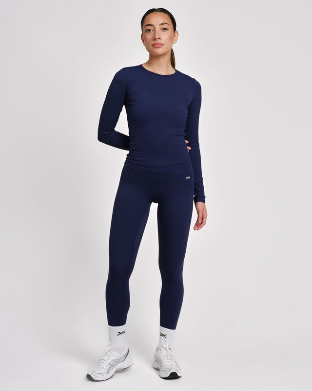 Caged Long Sleeves Aspire – Marineblau