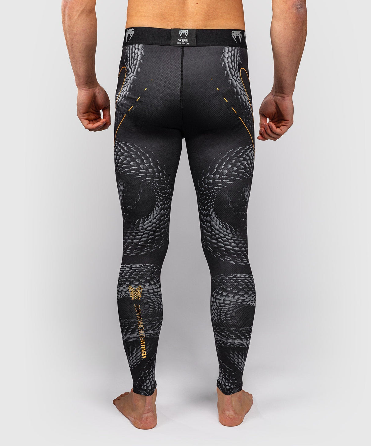 Venum Kompressionshose Matupa - Schwarz/Grau/Gold