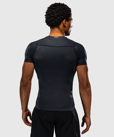 Venum Rashguard Attack Kurzarm - Schwarz/Gold