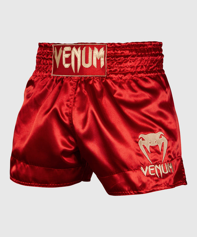 Venum Muay Thai Shorts Classic - Rot/Gold