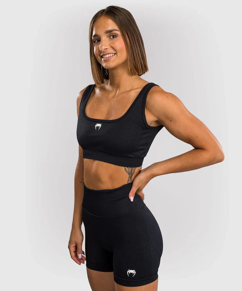Venum Sculpt Long Sport-BH – Schwarz