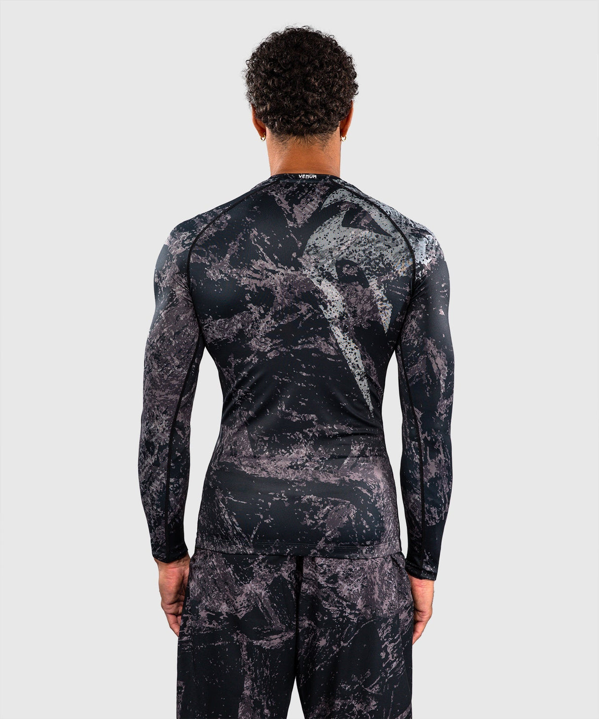 Venum Rashguard Rage & Workout Lange Ärmel – Schwarz/Grau