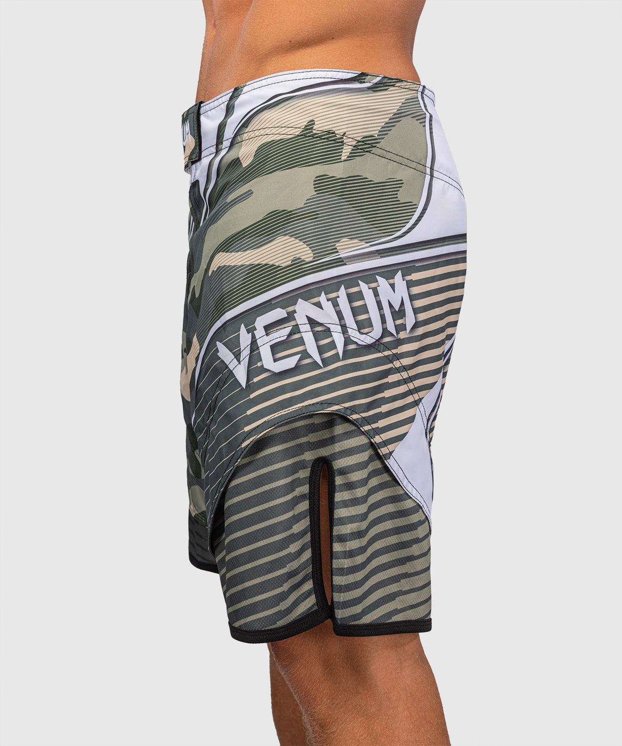 Venum MMA Shorts Camo Hero - Khaki/Offwhite