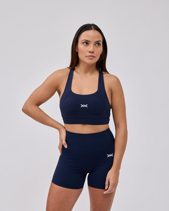 Caged Essential Shorts - Marineblau