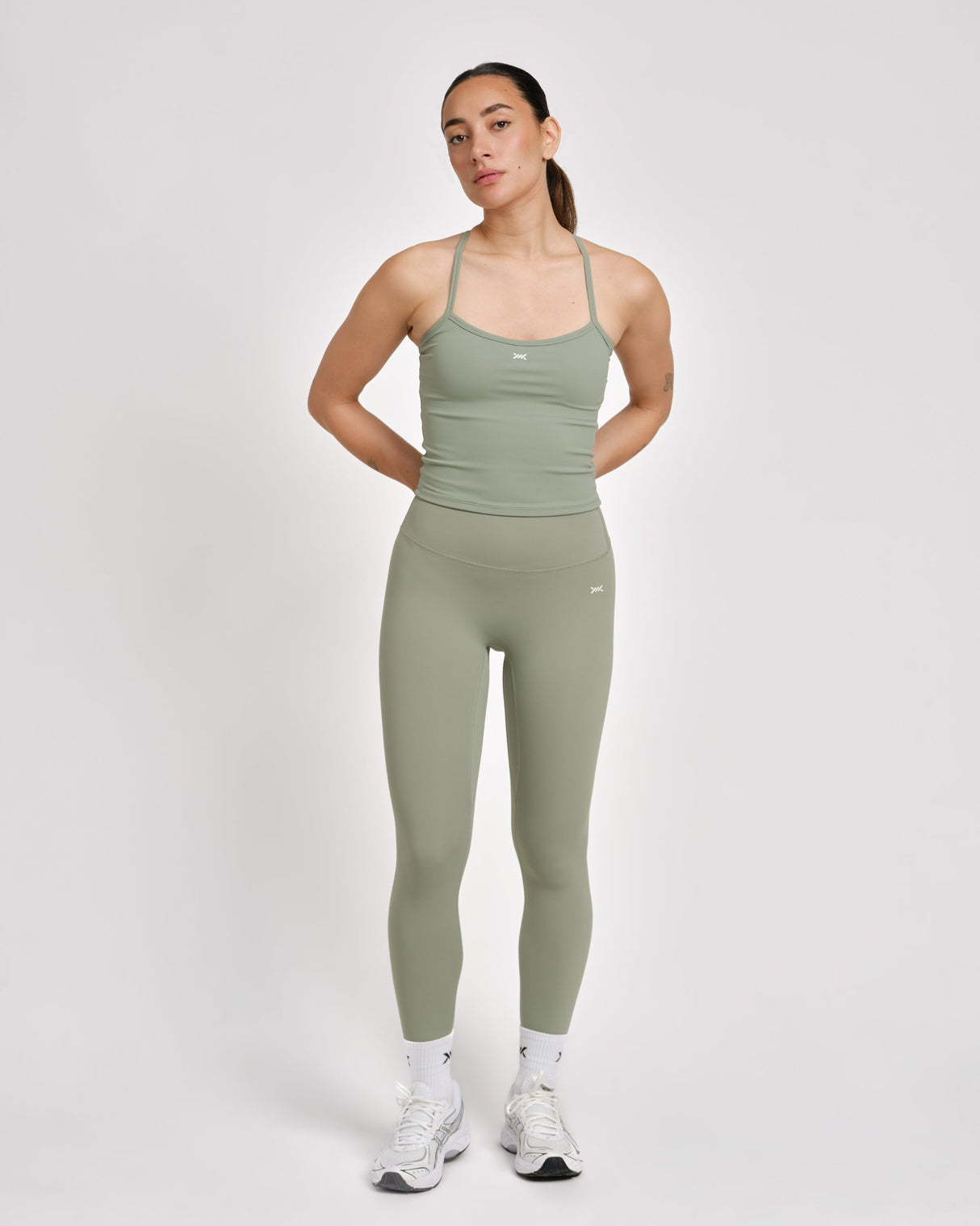 Caged Tank Top Aspire - Salbeigrün