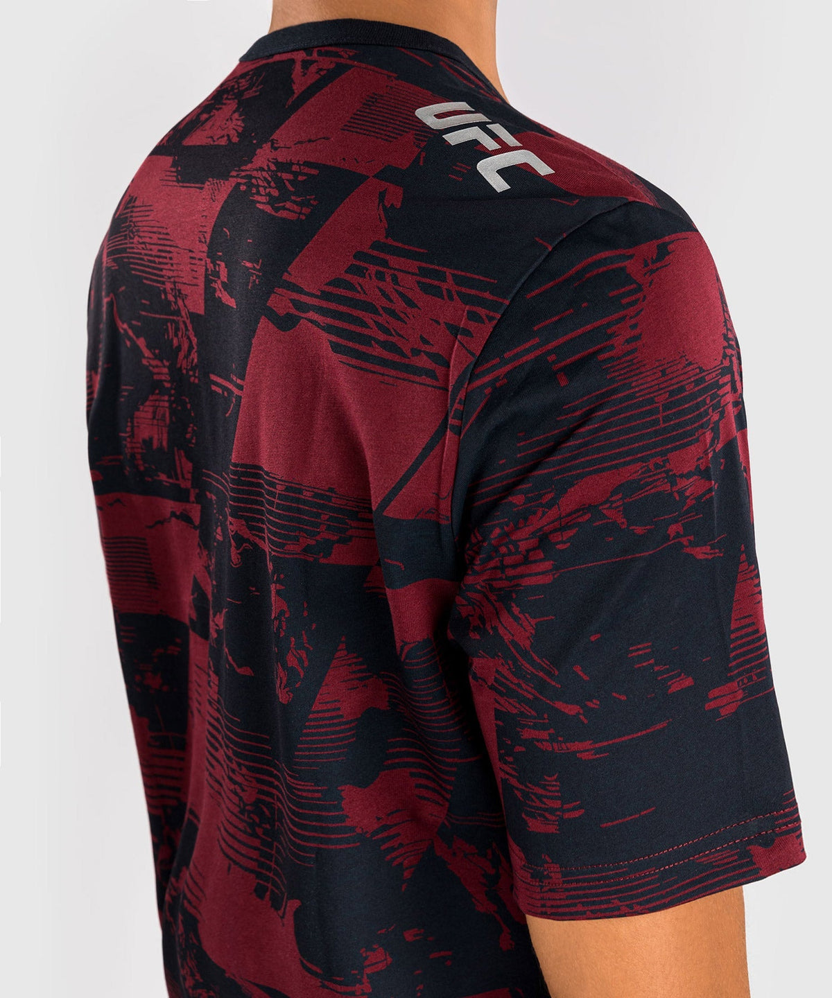 Venum UFC T-Shirt Zenith Damen - Marineblau/Bordeaux/Silber