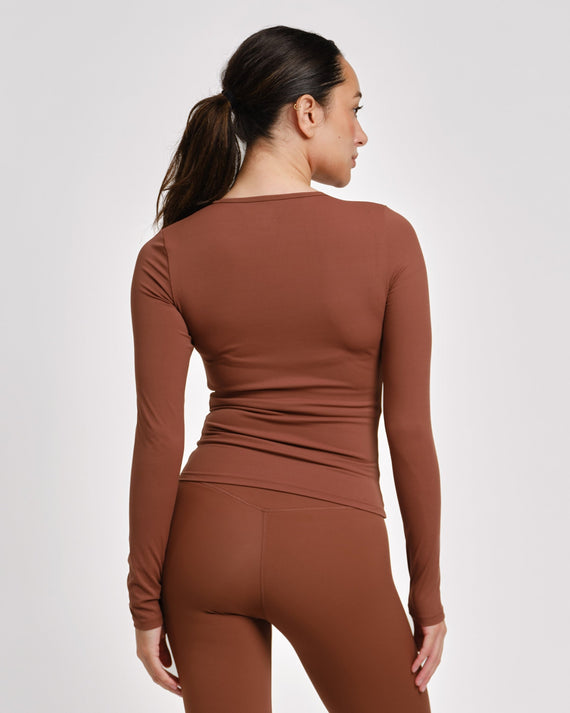 Caged Long Sleeves Aspire - Mokka