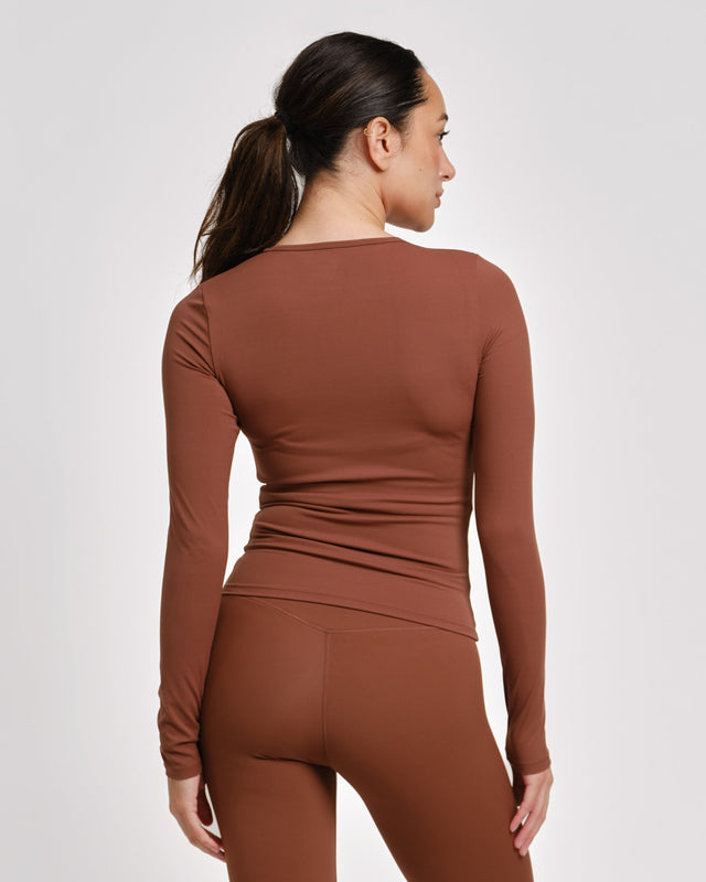 Caged Long Sleeves Aspire - Mokka