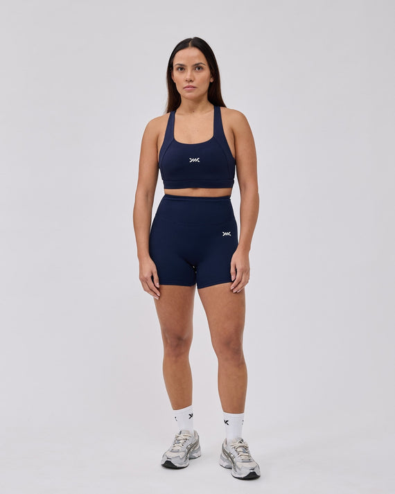 Caged Essential Shorts - Marineblau