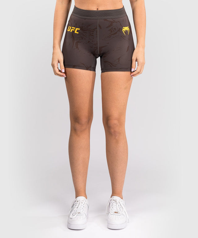 Venum UFC Kompressionsshorts Fusion Damen Fight Week - Braun