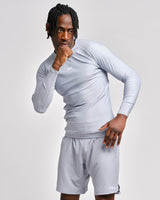 Caged Rashguard Tactical Langarm - Gunmetal Grey