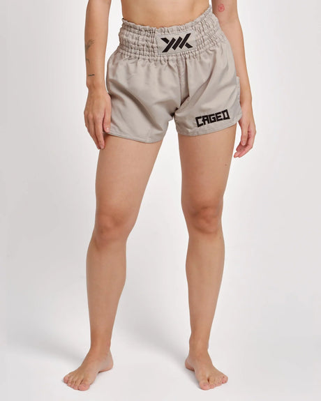Caged Classic Muay Thai Shorts - Grau
