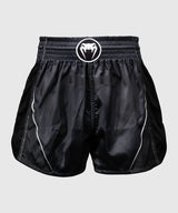 Venum Muay Thai Shorts Stealth - Schwarz/Weiß