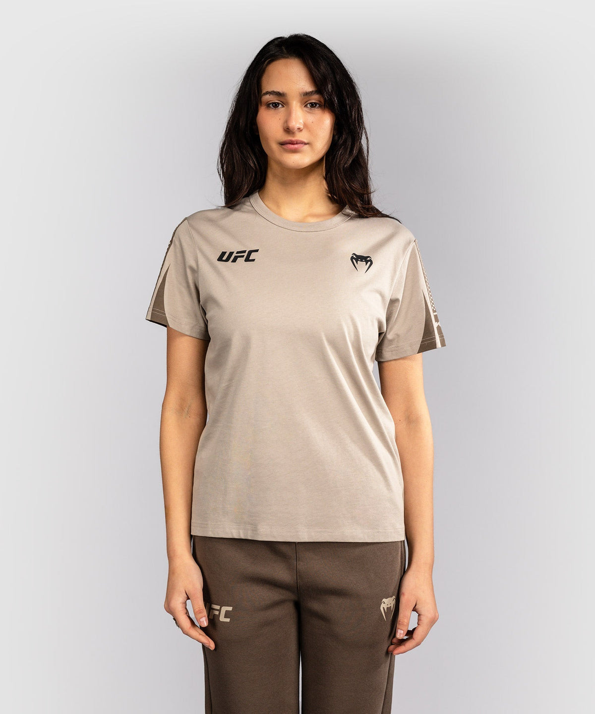 Venum UFC T-Shirt Unity Damen Kurzarm - Sand
