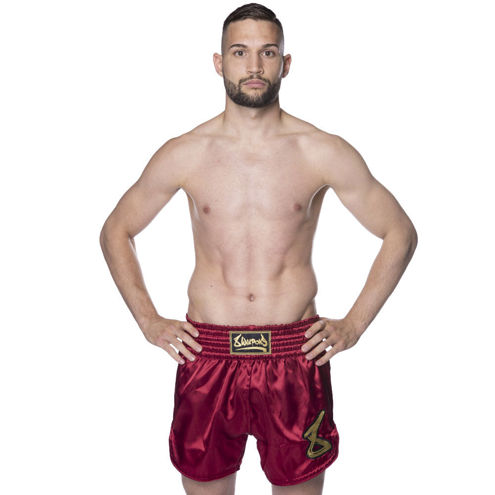 8 WEAPONS Muay Thai Shorts Strike - Bordeaux