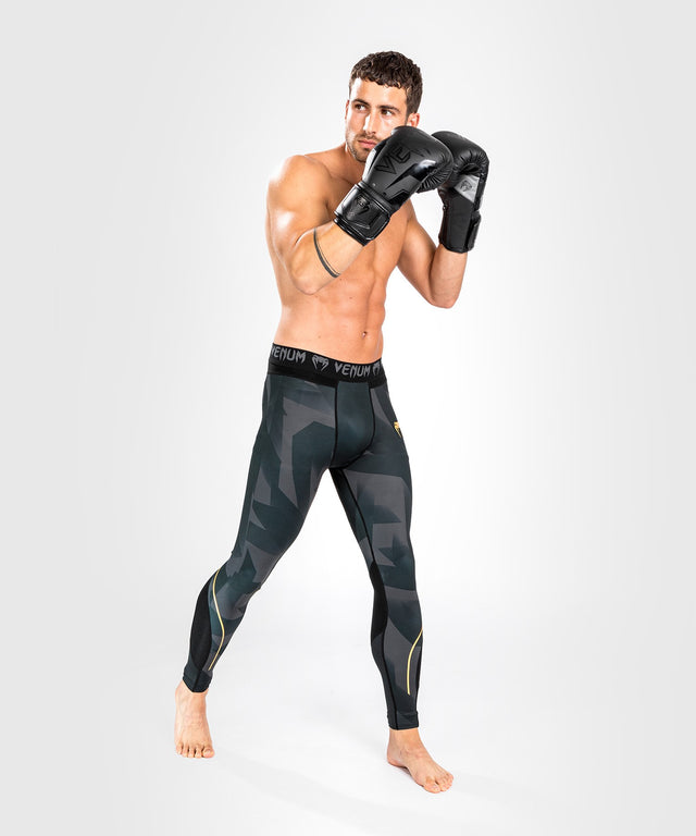 Venum Compression Pants Razor - Schwarz/Gold