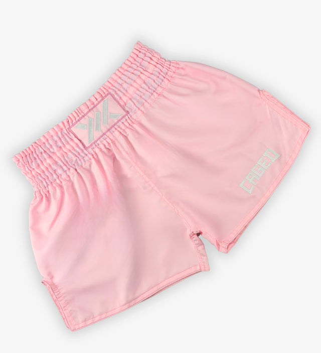 Caged Muay Thai Shorts Classic - Hellrosa vrouw