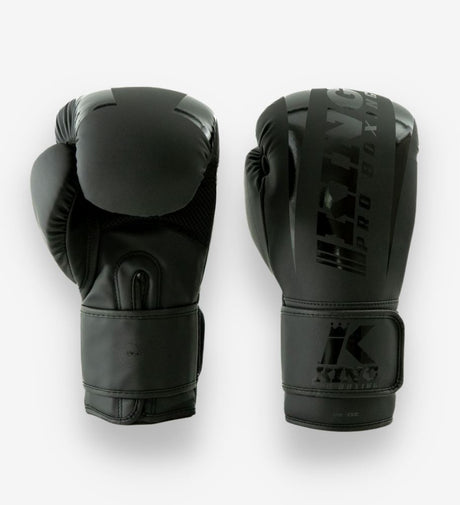 King Boxhandschuhe Revo - Schwarz/Schwarz - The Fight Company Deutschland