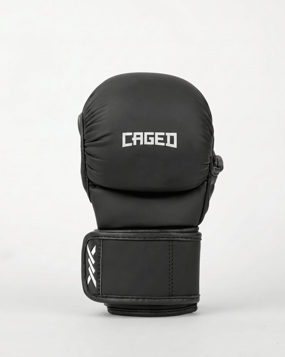 Caged MMA-Sparringhandschuhe Shadow - Mattschwarz/Weiss