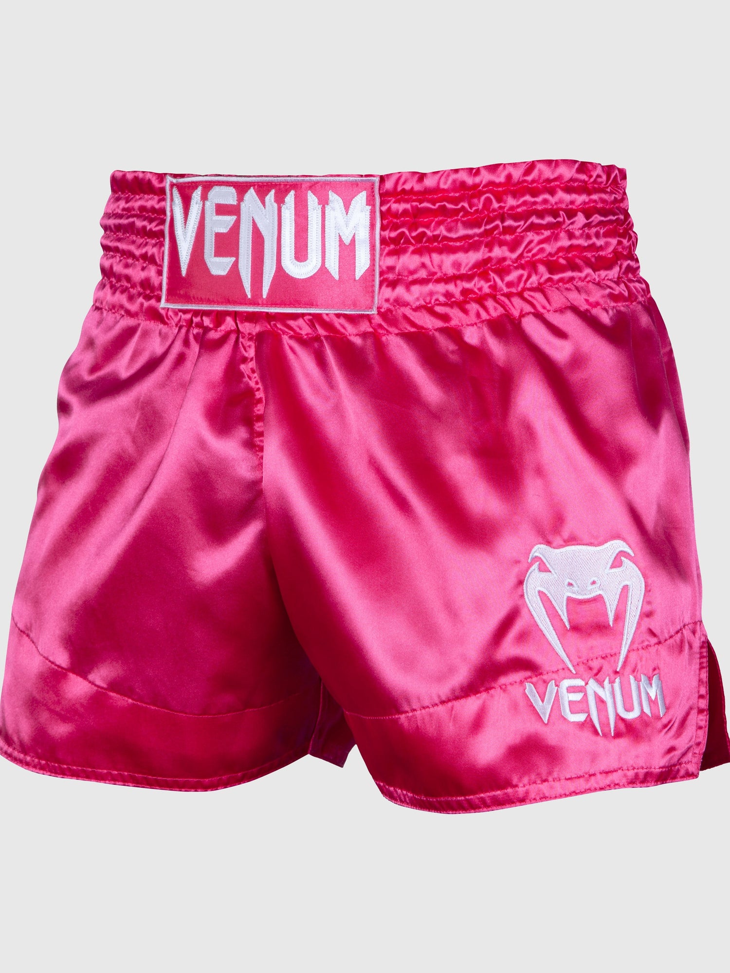 Venum Muay Thai Shorts Classic - Pink/Weiss