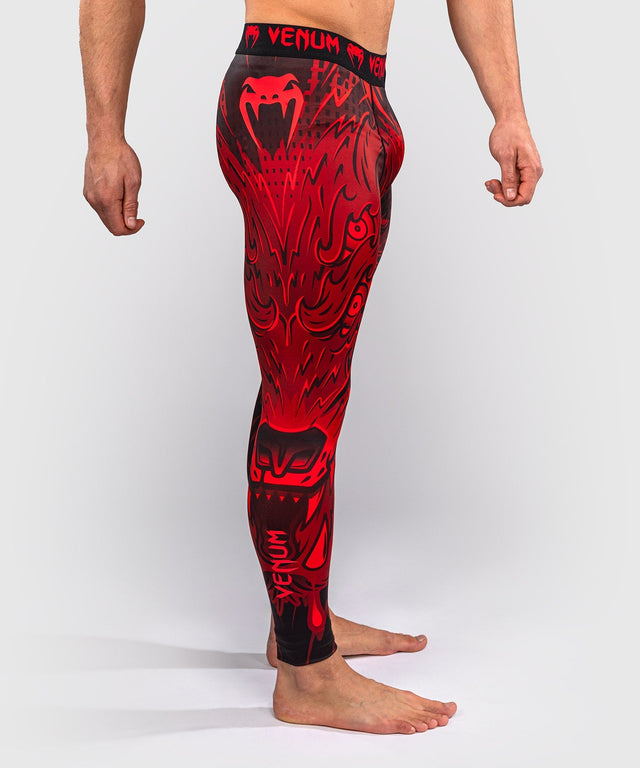 Venum Kompressionshose Wolf Atak - Schwarz/Rot