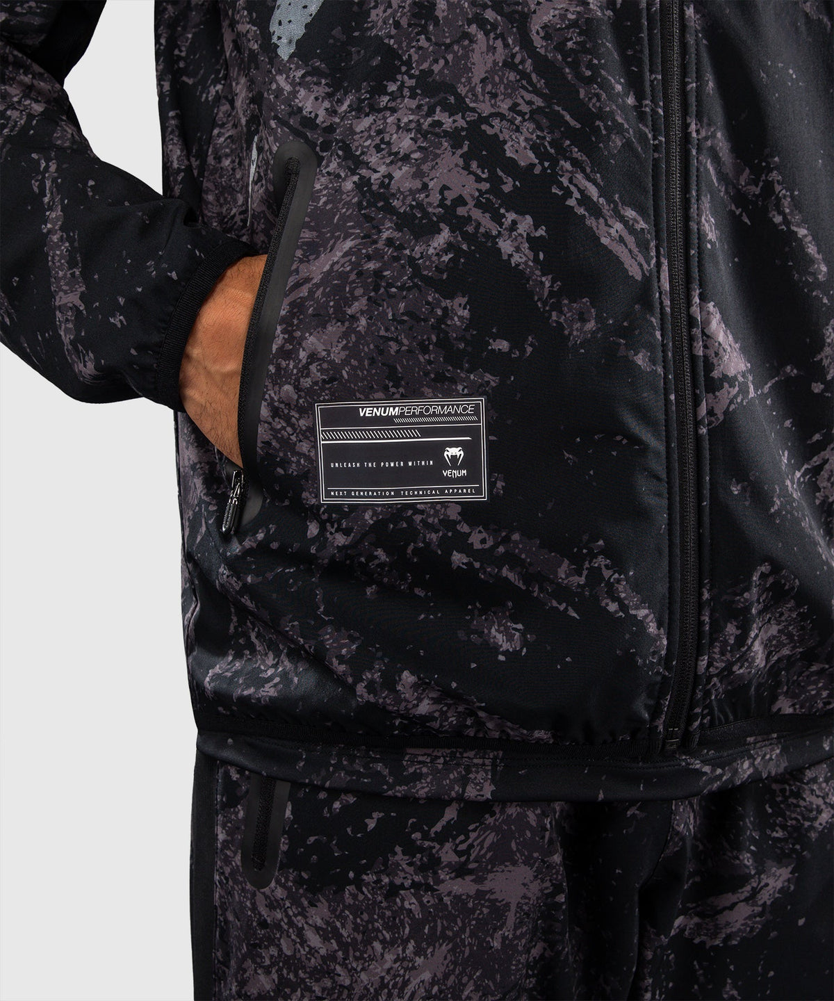 Venum Trainings-Jacke Rage & Workout – Schwarz/Grau