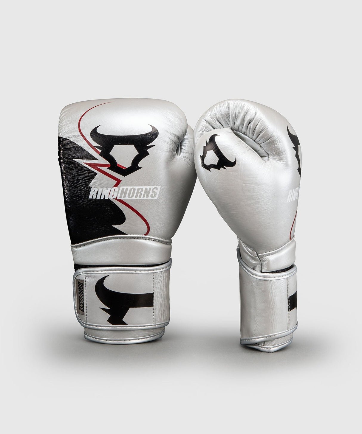Ringhorns Boxhandschuhe Charger by Venum - Silber/Schwarz