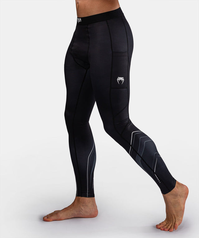 Venum Kompressionshose Streamline - Schwarz/Weiß