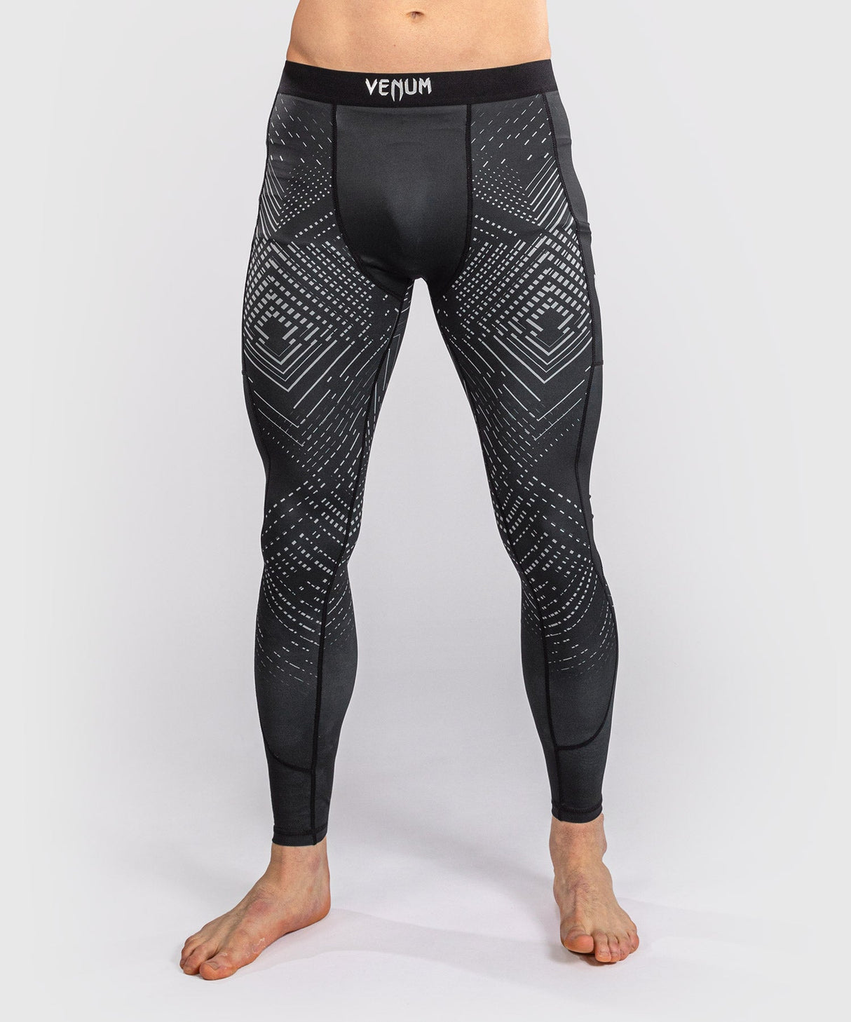Venum Kompressionsshorts Midnight Fury – Schwarz/Grau/Silber