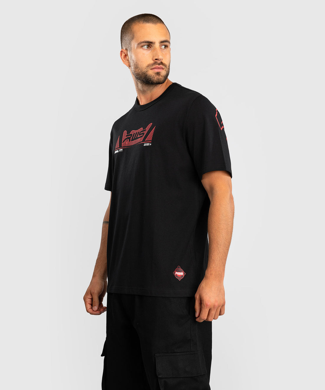 Venum x RWS 2.0 T-Shirt – Schwarz/Rot