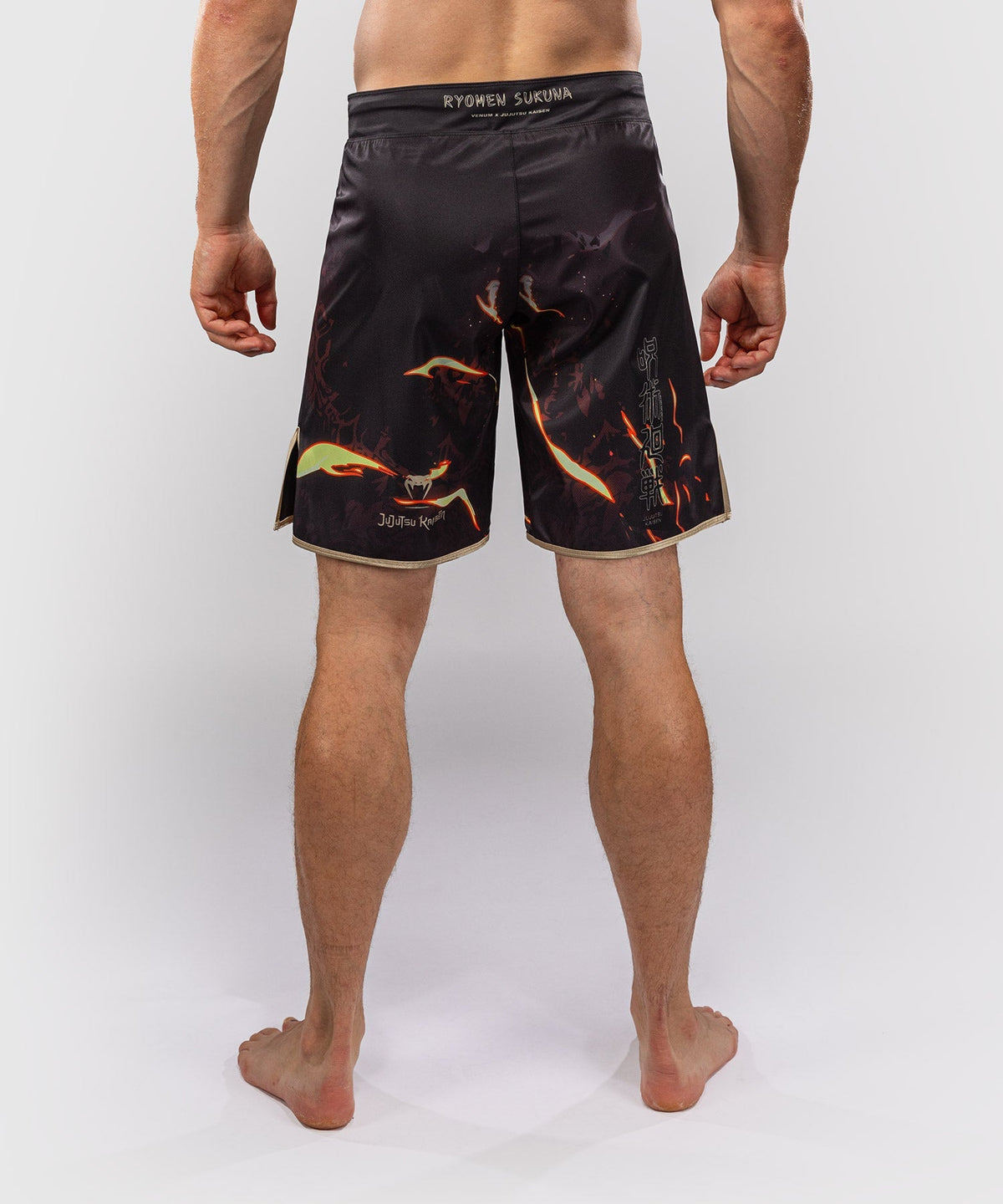 Venum MMA Shorts x Jujutsu Kaisen Sukuna - Schwarz/Beige