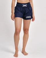 Caged Classic Muay Thai Shorts - Marineblau