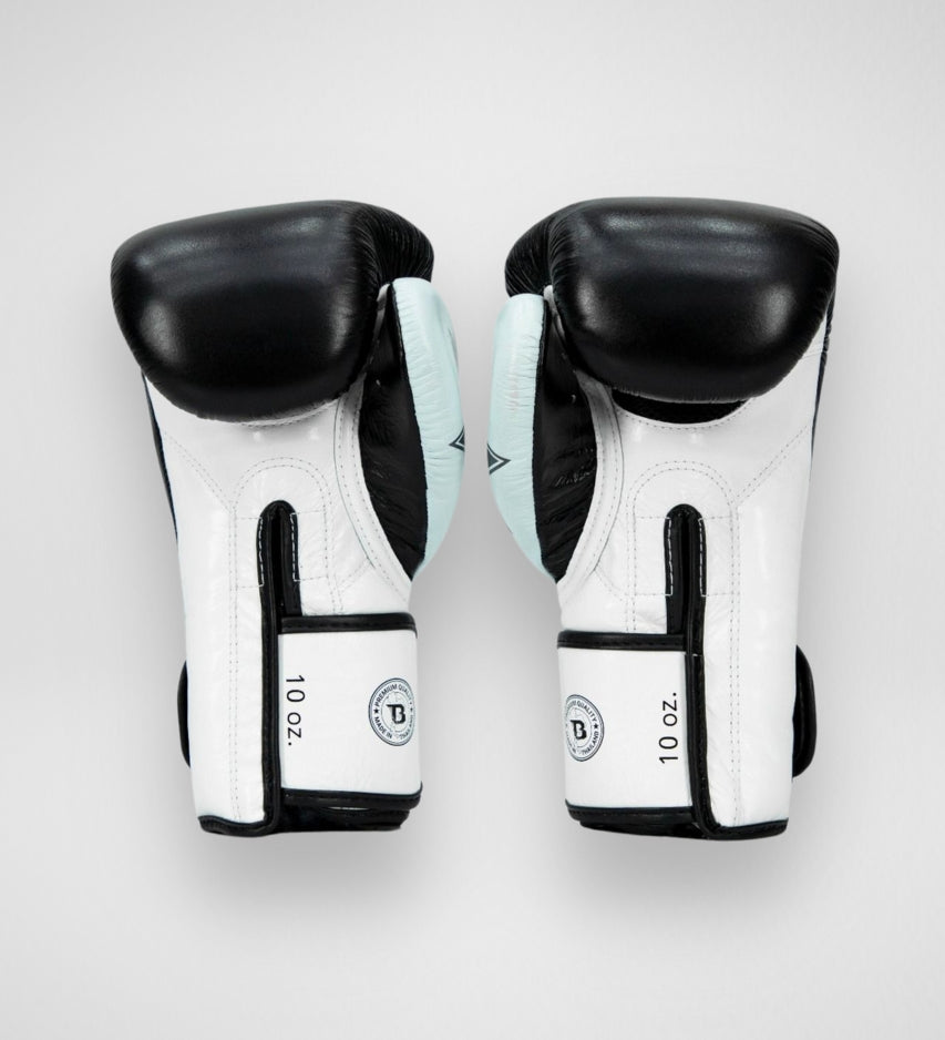 Fairtex Boxhandschuhe FXB V2 - Schwarz/Grau/Weiss - The Fight Company Deutschland
