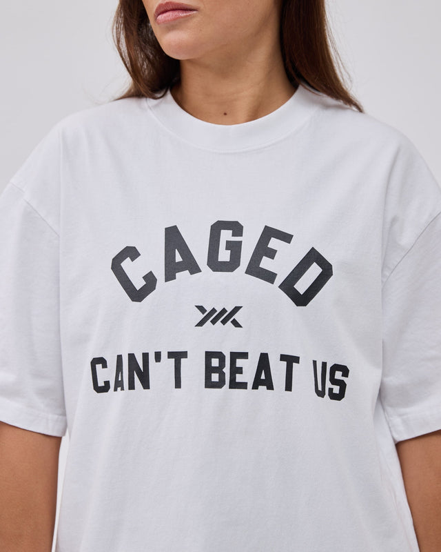 Caged Club T-shirt - Weiss