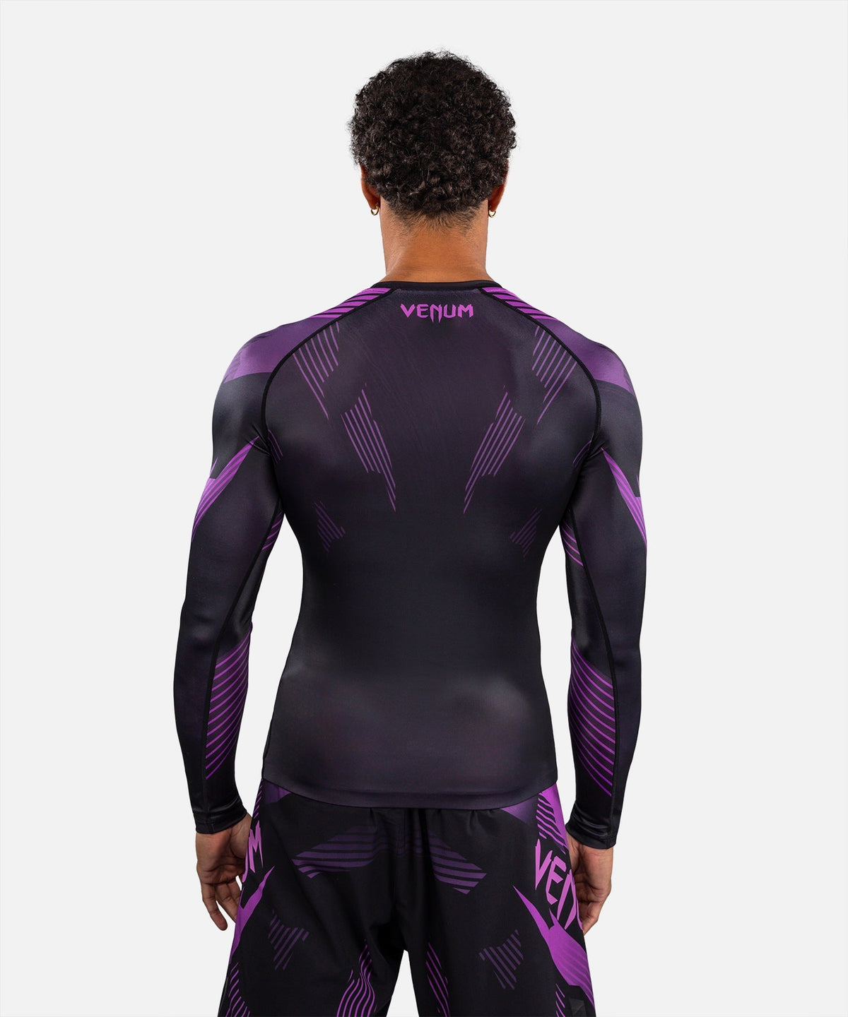 Venum Rashguard No-Gi 6.0 Lange Ärmel - Schwarz/Lila