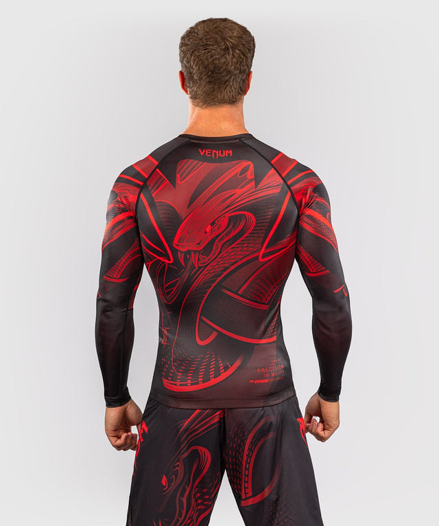 Venum Rashguard Crimson Viper 2.0 Lange Ärmel - Schwarz/Rot