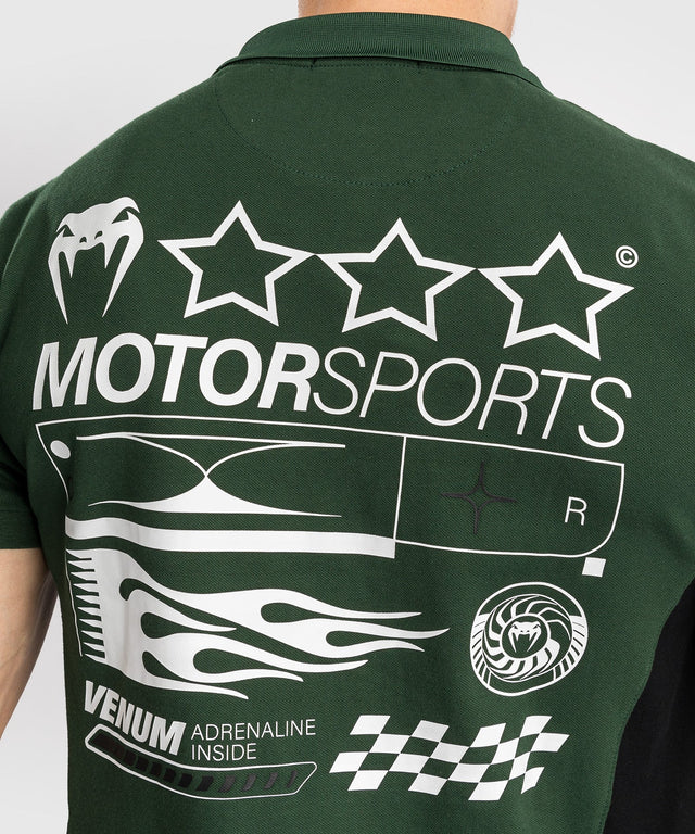Venum Motorsport Polo - Tiefgrün