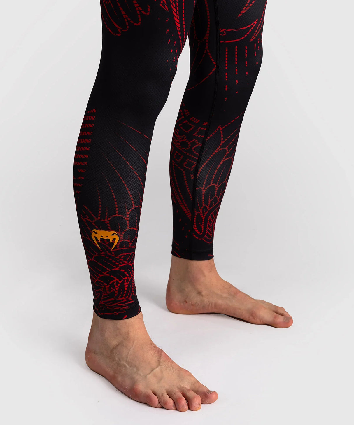 Venum Spats Quetzal Fury – Schwarz/Rot
