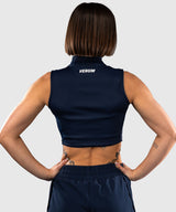 Venum Crop Top Sculpt Shape Damen - Marineblau