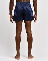 Caged Muay Thai Shorts Classic - Navy Blau/Weiss
