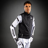 Venum Windbreaker MX Basics Ärmellos - Schwarz/Weiß