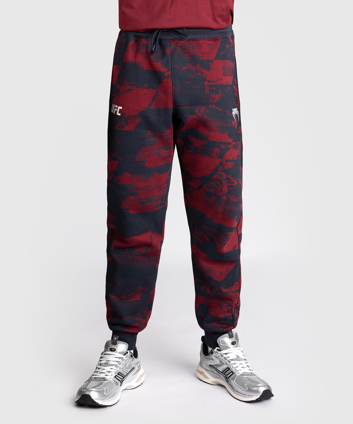 Venum UFC Trainingshose Zenith - Marineblau/Bordeaux/Silber