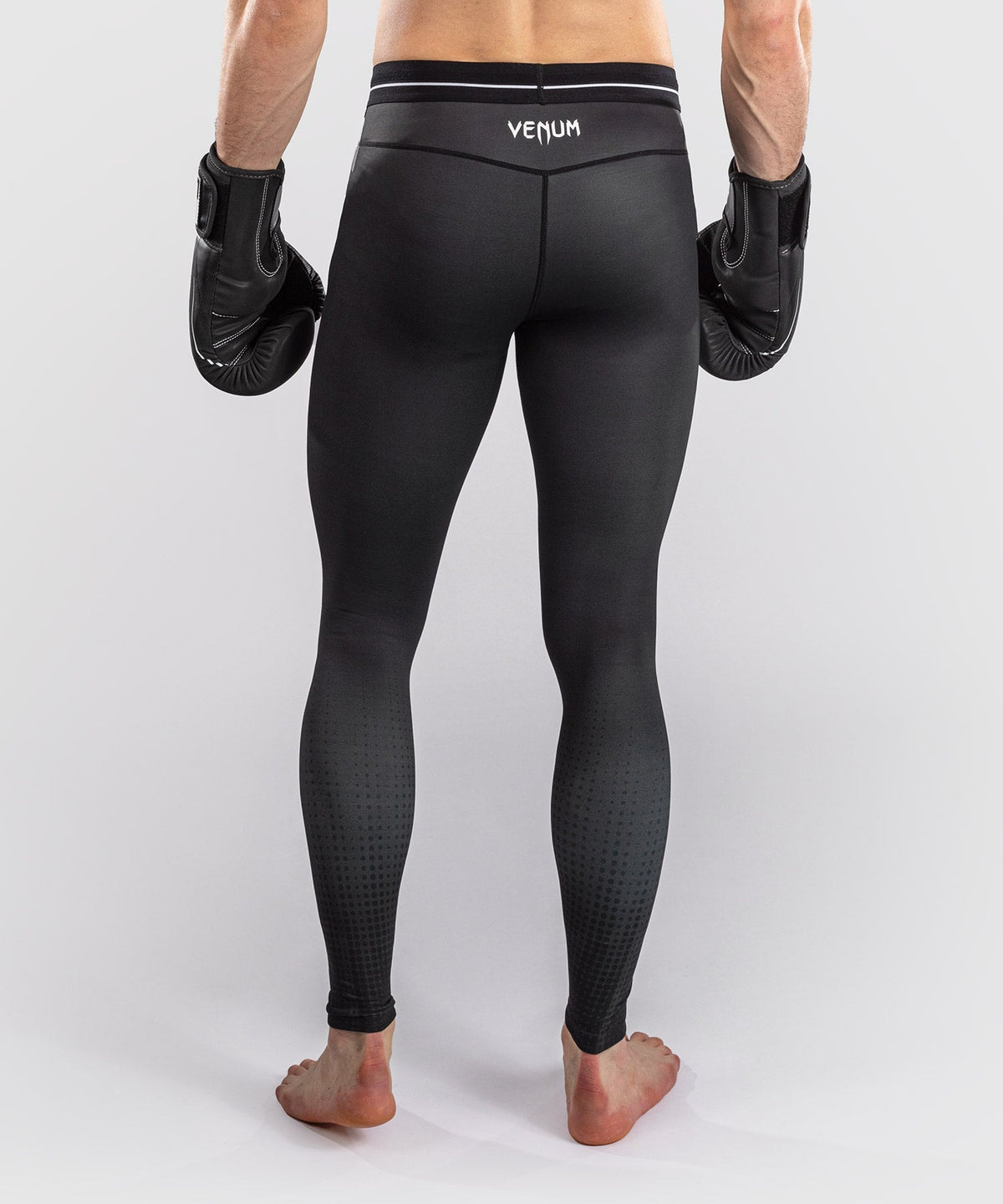 Venum Kompressionshose Stealth - Schwarz/Weiß