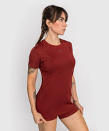 Venum Damen Dry Tech T-Shirt Serpenti – Burgundy