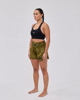 Caged Classic Muay Thai Shorts - Armee Grün