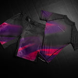 Hayabusa MMA Shorts Apex Nova Herren Lange Ausführung - Lila