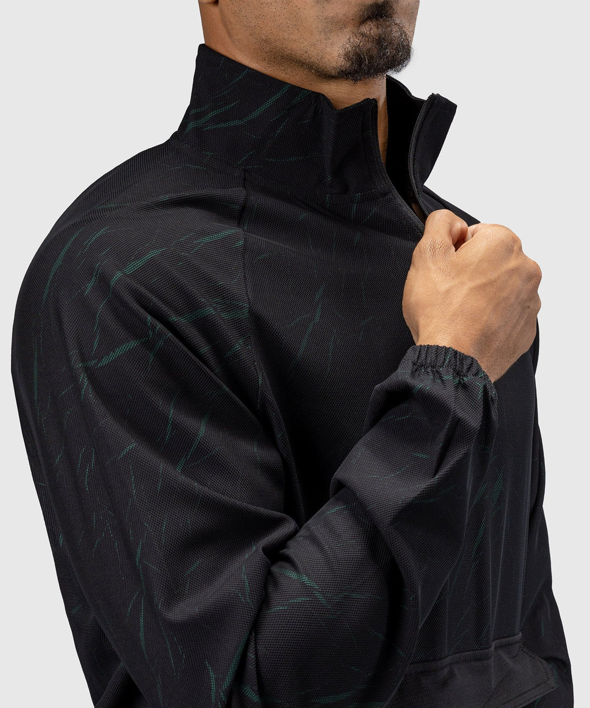 Venum Trainingsjacke Trooper - Schwarz/Forest Green