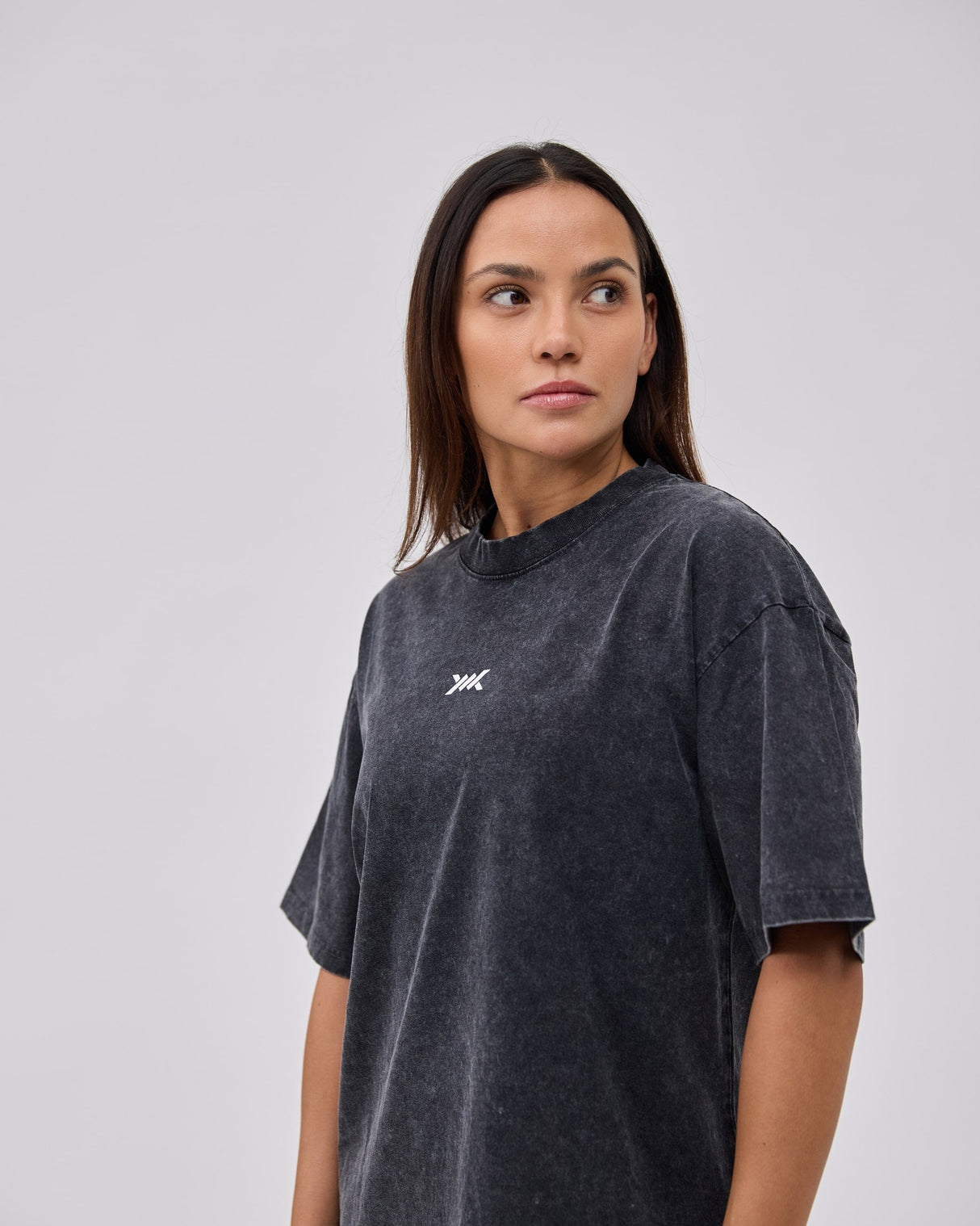 Caged Classic T-shirt - Washed Schwarz