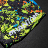 Phantom Athletics MMA Shorts Fusion Splatter - Schwarz/Neon